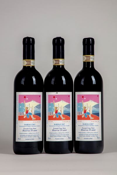 Barolo Docg Riserva 10 Anni Fossati Case Nere Roberto Voerzio (3 Bt)