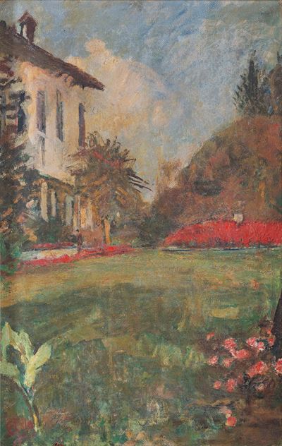 Paesaggio con Villa
