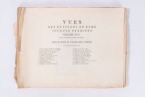 Vues des Environs de Rome Journée Premiere Volume XVI