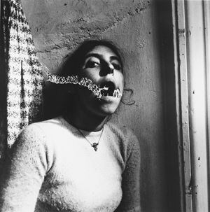 Self Portrait, talking to Vince, Providence, Rhode Island