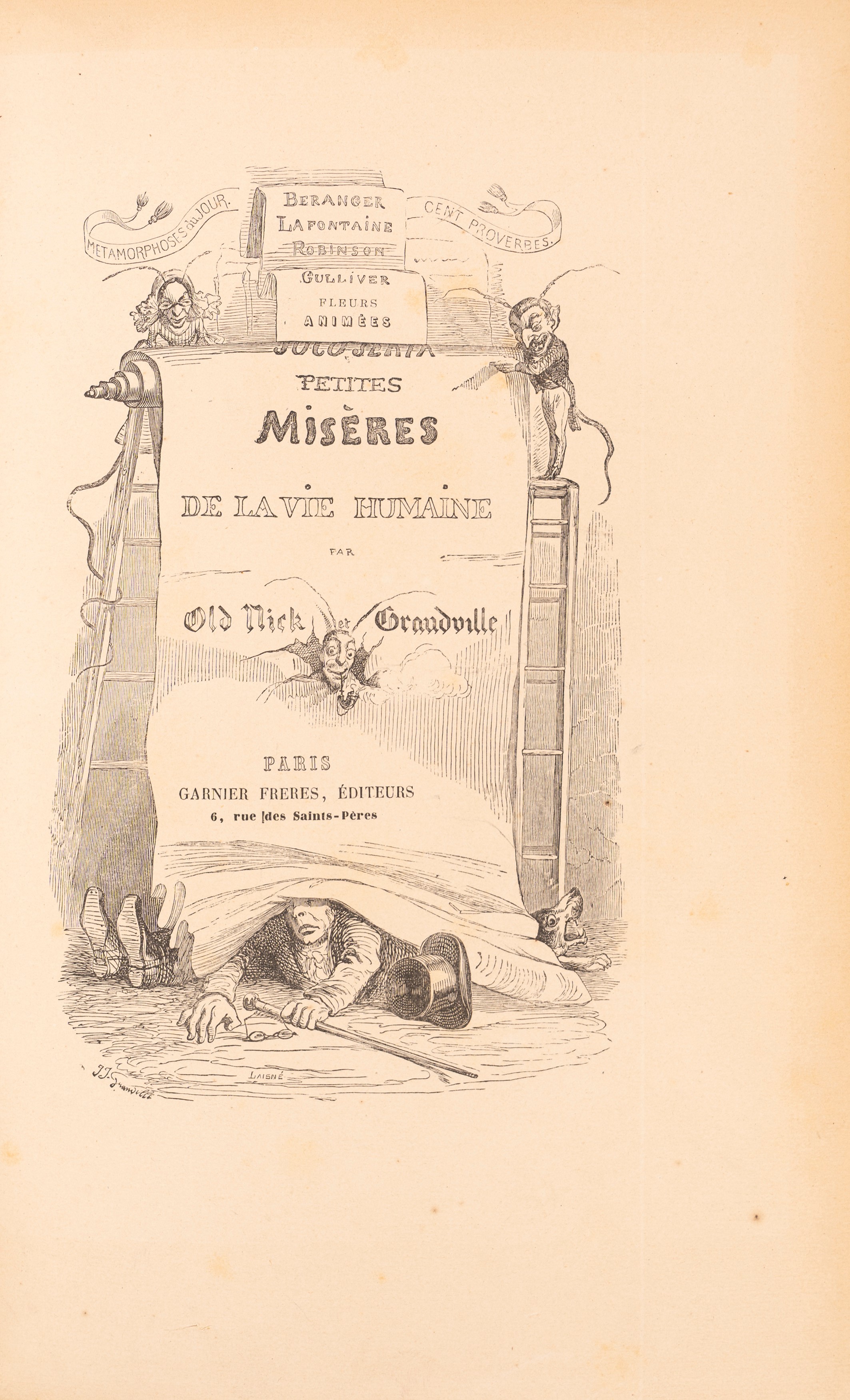 Grandville, Jean - Jacques - Grandville, Petite Misères de la Vie Humaine