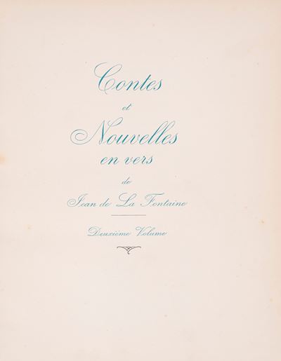 Les Contes et nouvelles en vers