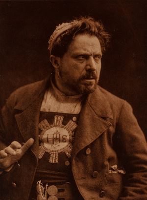 Oreste Calabresi nelle vesti di Lazzaro di Rojo