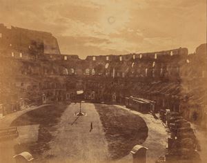 Senza titolo (interno del Colosseo, chiaro di luna)