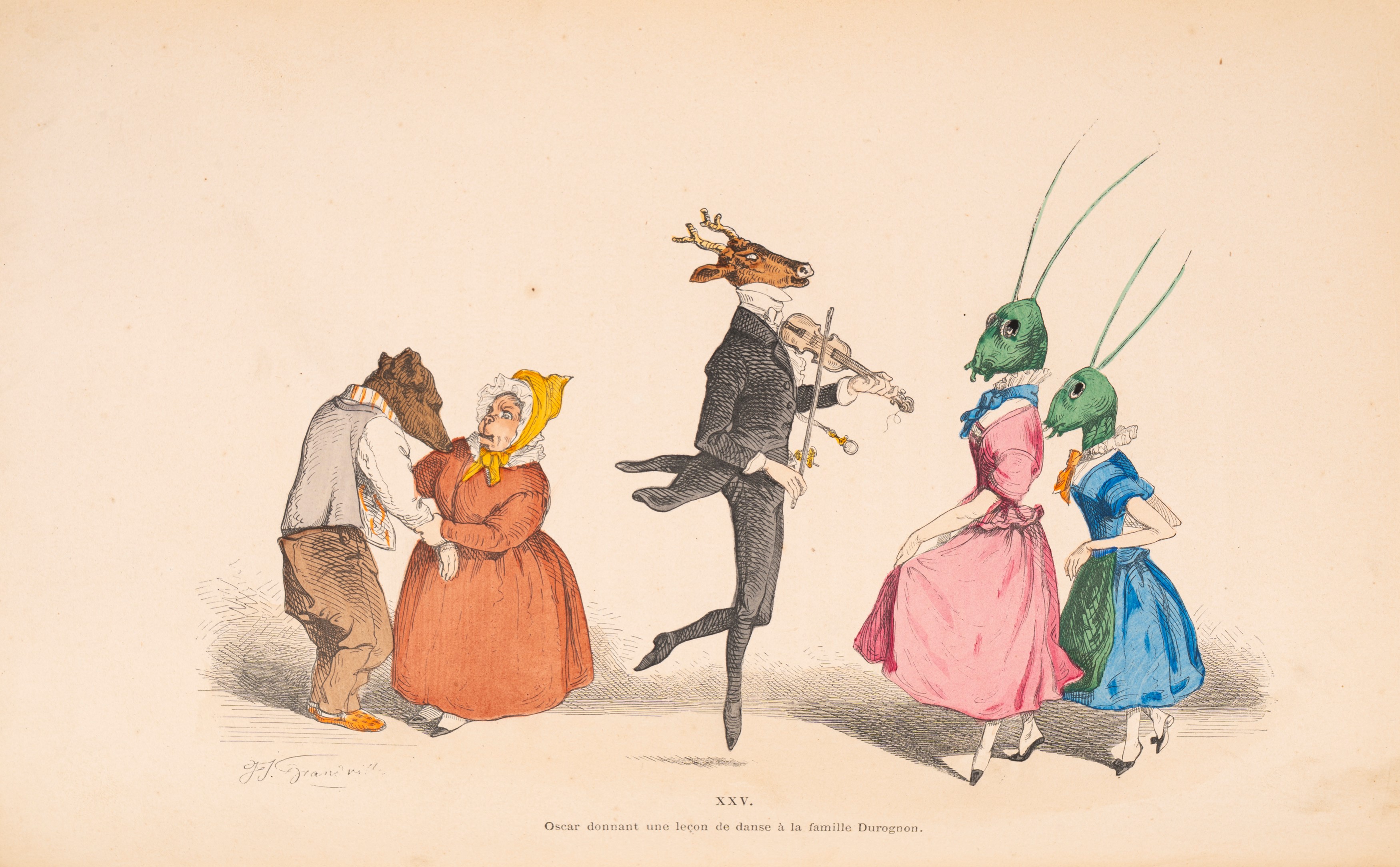 Grandville, Jean - Jacques - Les Métamorphoses Du Jour