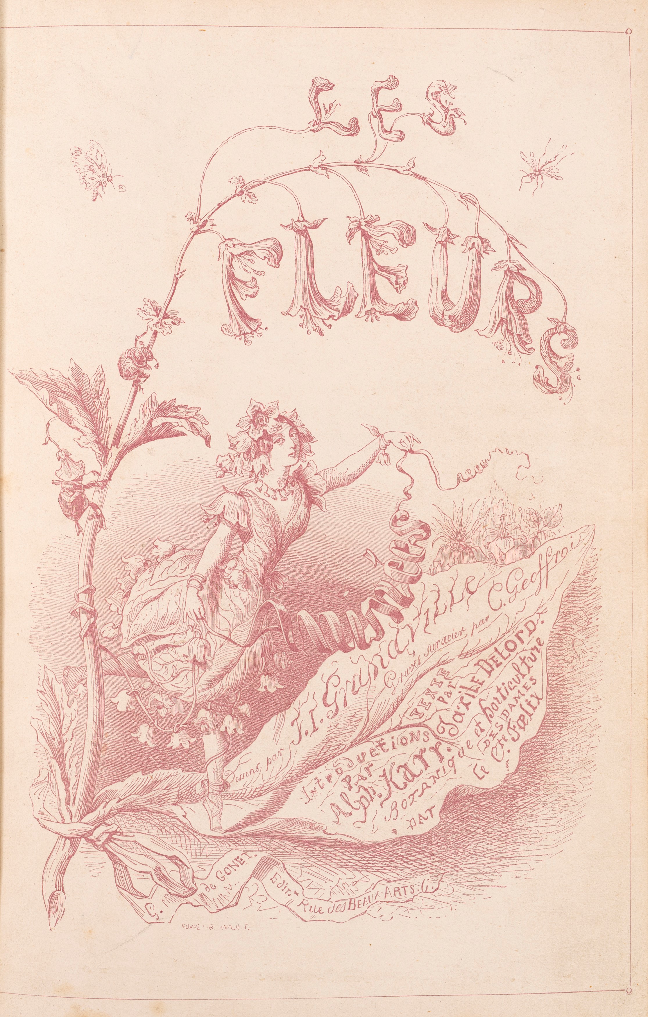 Grandville, Jean - Jacques - Grandville, Les fluers animée