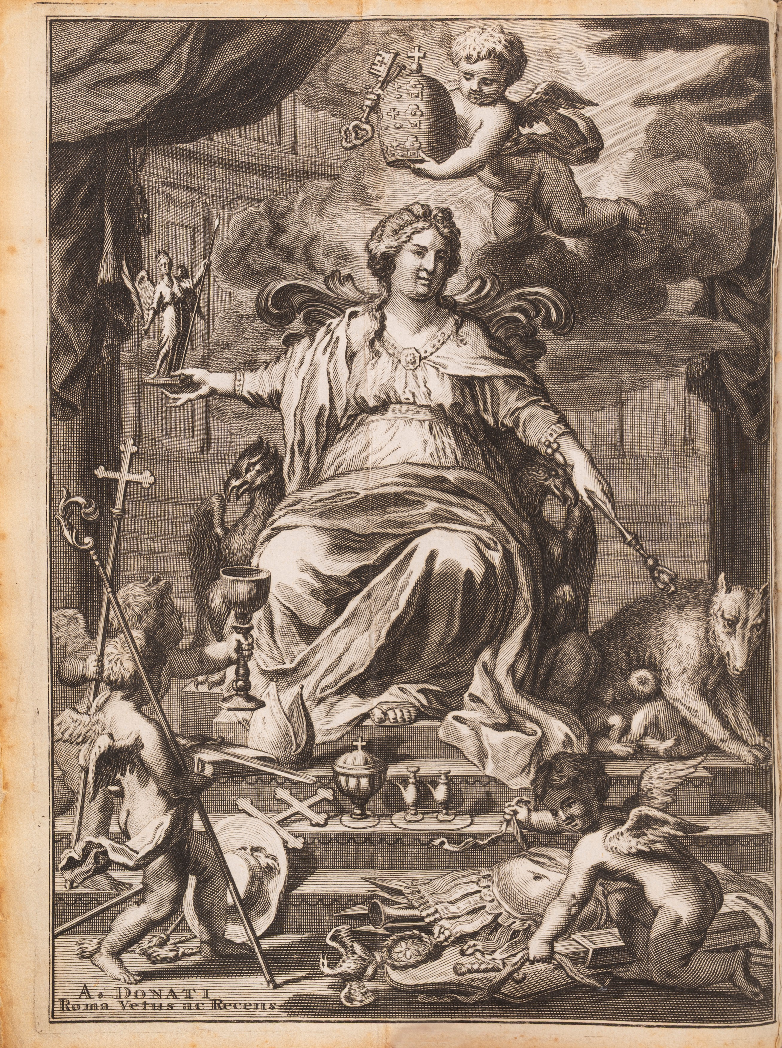 Alessandro Donati - Roma vetus ac recens utriusque aedificiis illustrata, 1694
