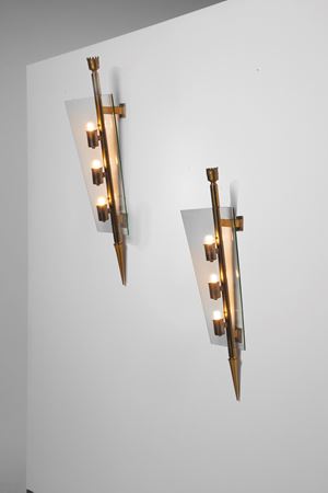 Coppia di lampade da parete, Lancia