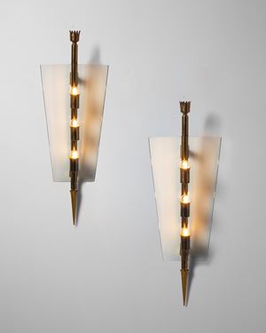 Coppia di lampade da parete, Lancia