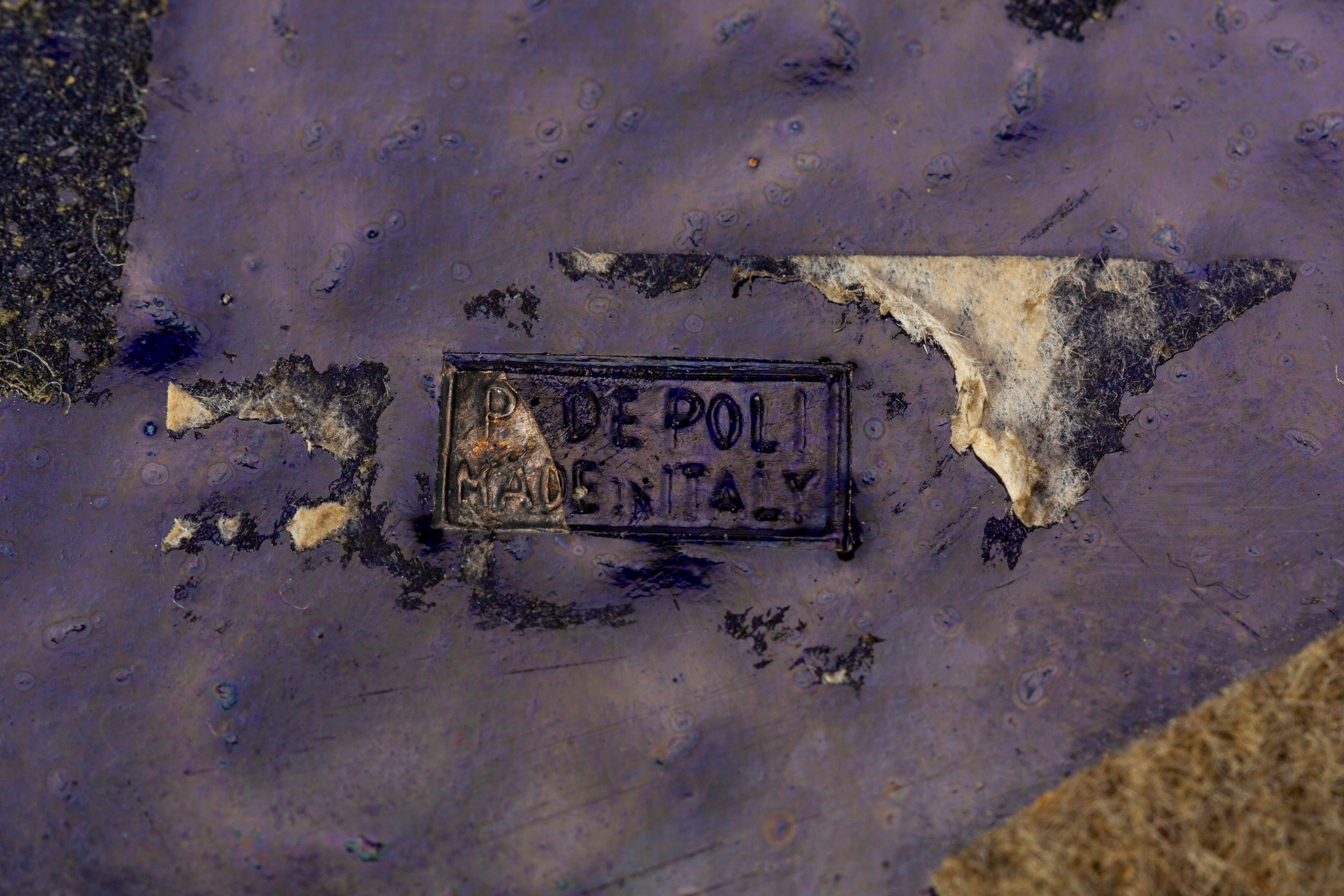 Coppia di ciotole a smalti policromi