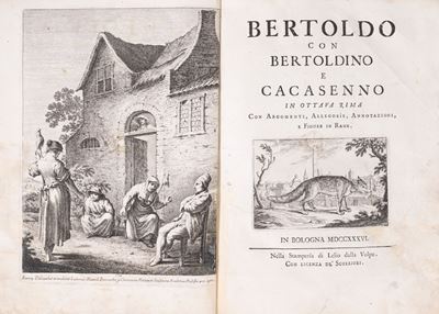 Bertoldo con Bertoldino e Cacasenno in Ottava Rima