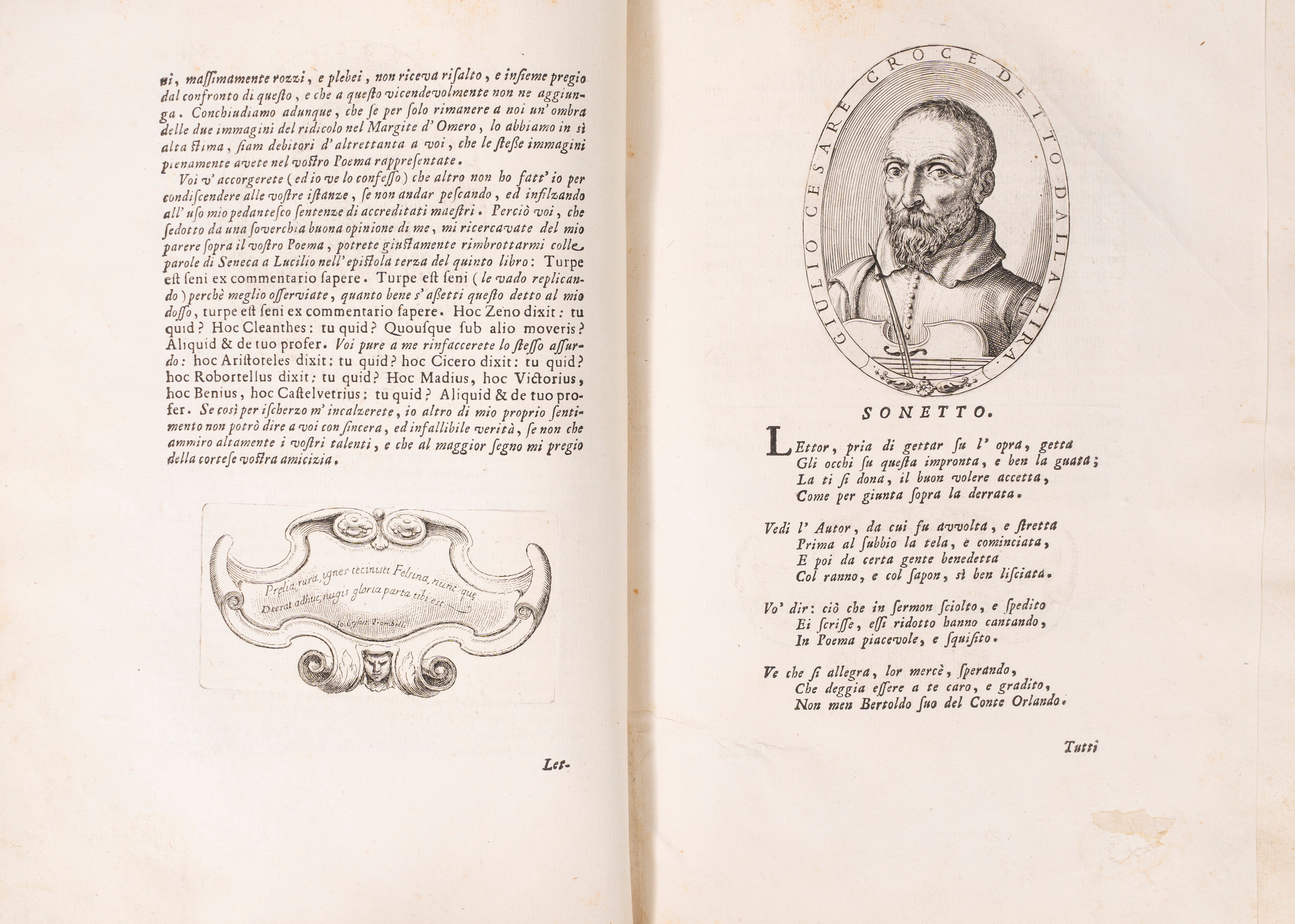 Croce, Giulio Cesare - Bertoldo con Bertoldino e Cacasenno in Ottava Rima