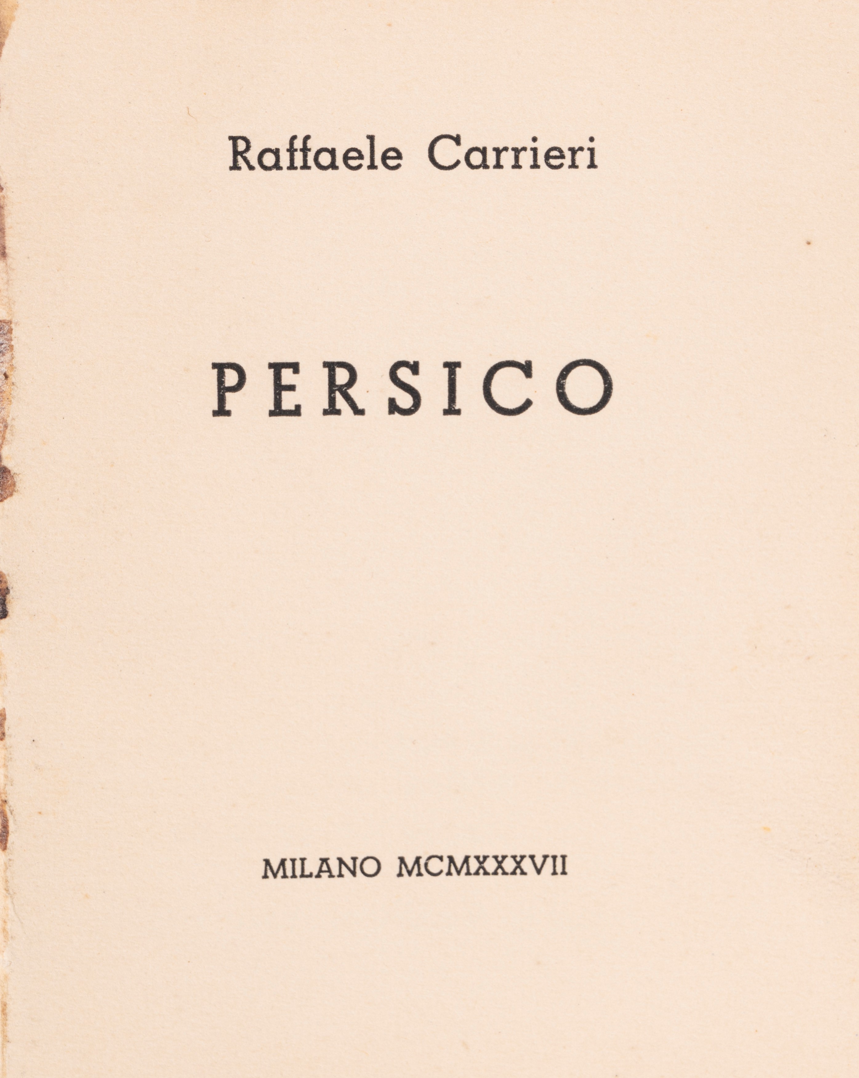 Raffaele Carrieri - Persico