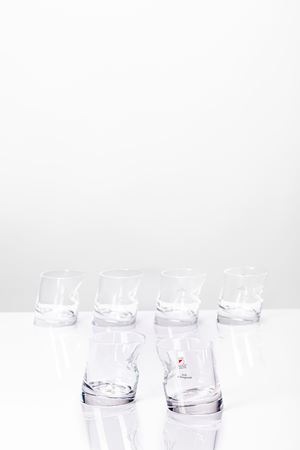 Set di sei bicchieri della serie Ebbro