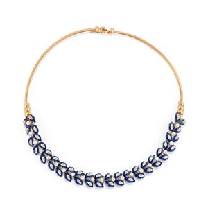 Diamond and pearl choker necklace 