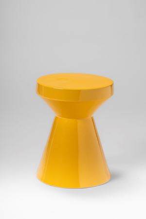 Side table in ceramica