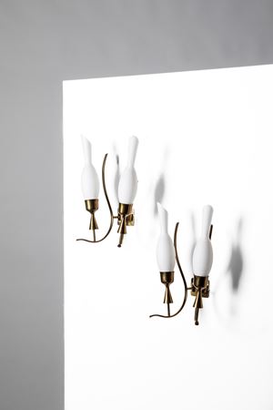 Coppia di lampade da parete