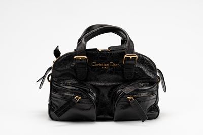Borsa Bowling Grand Tour in pelle nera