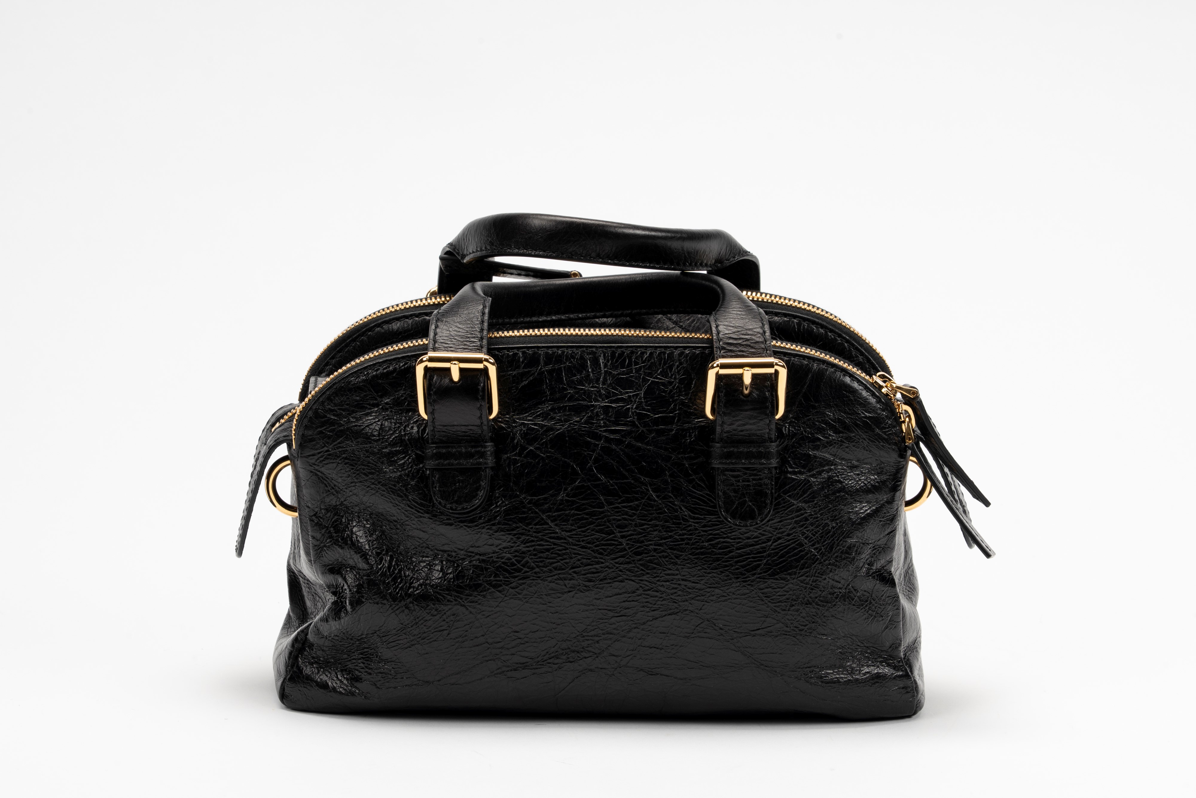 Christian Dior - Borsa Bowling Grand Tour in pelle nera