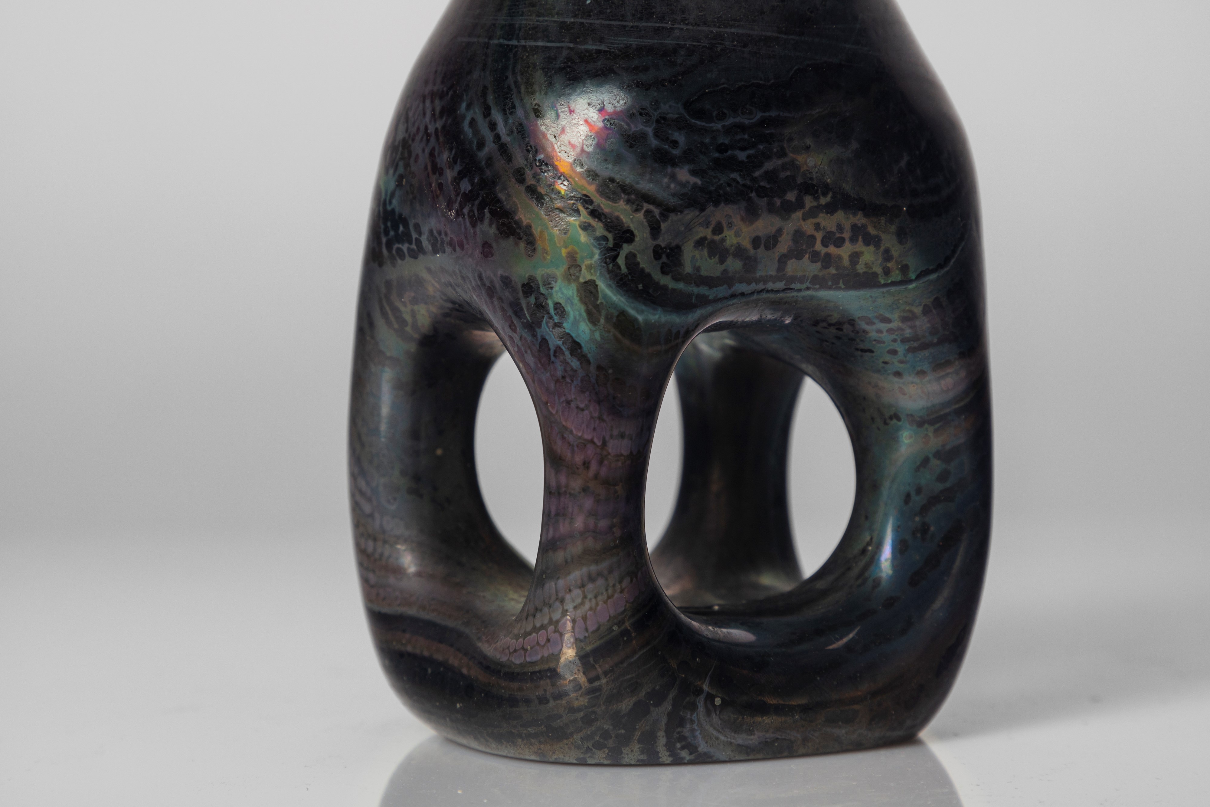 Vaso con bocca a quadrifoglio