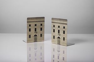 Pair of bookends, decoration Architettura