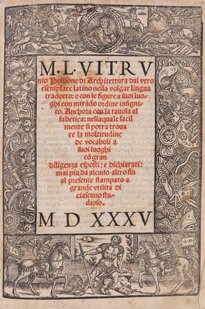 Vitruvio, Architettura dal vero, Venezia, 1535