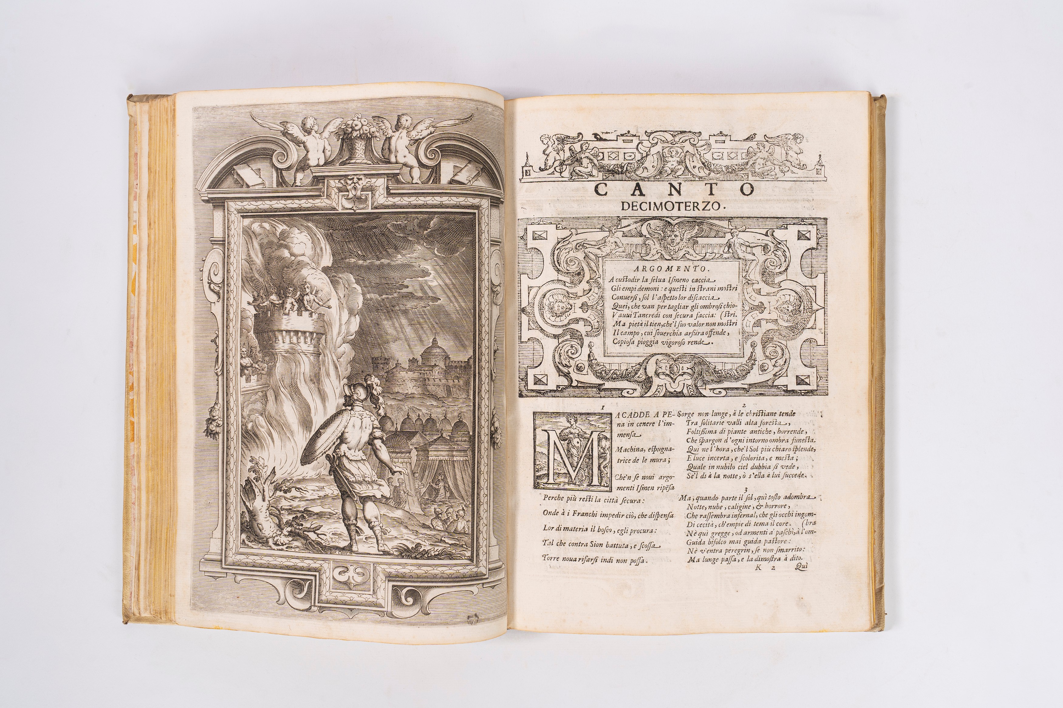 Torquato Tasso - La Gerusalemme figurata da Bernardo Castello, 1617