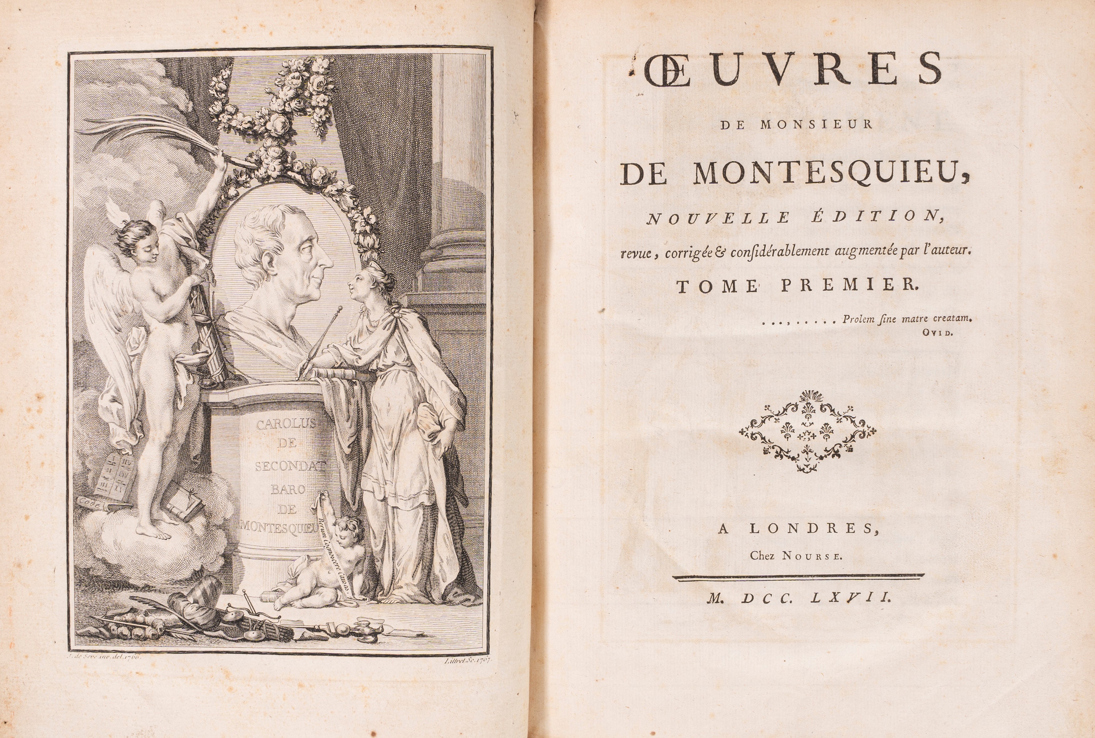 Charles-louis De Secondat Montesquieu - Oeuvres