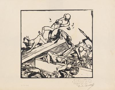 I predatori II - xilografia, 1935