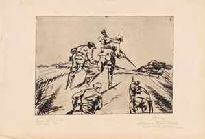 Guerra 1915 Marinetti, Sant'Elia, Boccioni e Bucci