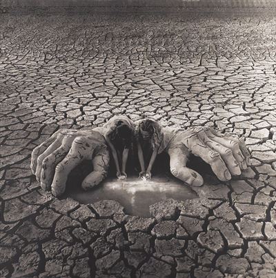 La Sorgente Luminosa - Stampa vintage ai sali d'argento su alluminio