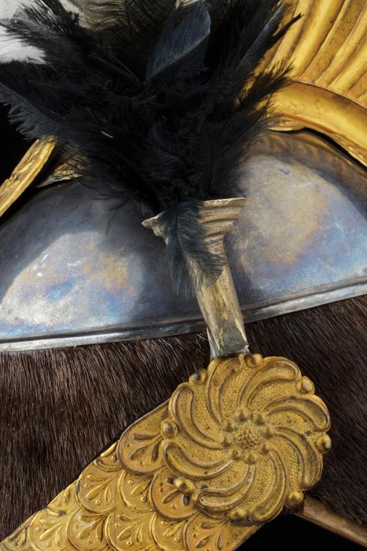 Magnifico elmo della Guardia Nobile epoca Pio IX