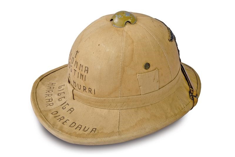 Casco coloniale della milizia forestale