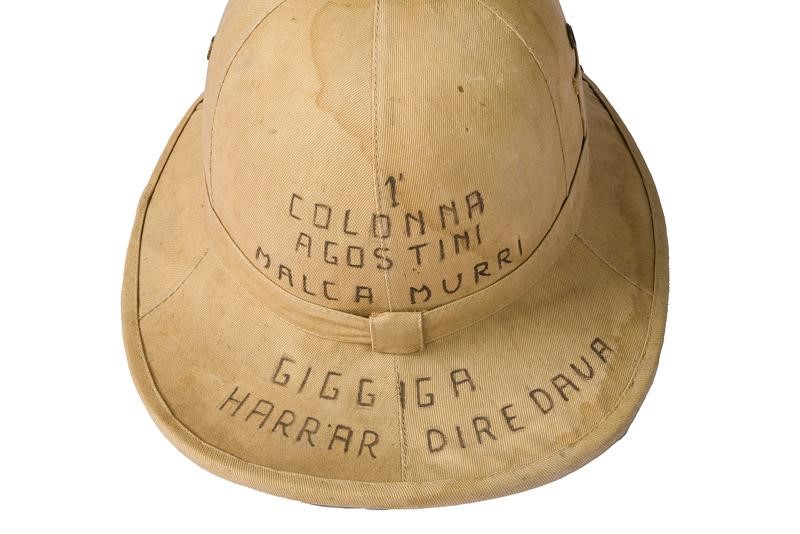 Casco coloniale della milizia forestale