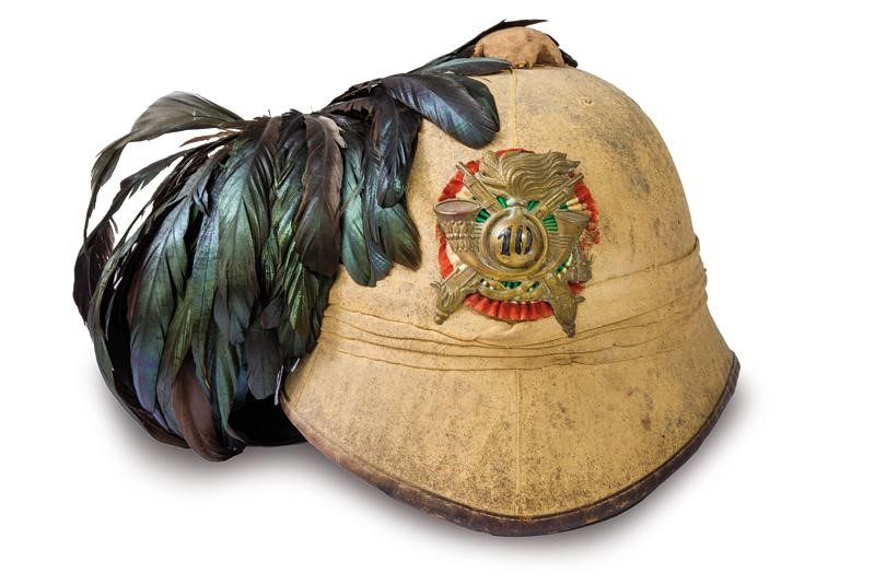 Casco coloniale per bersaglieri