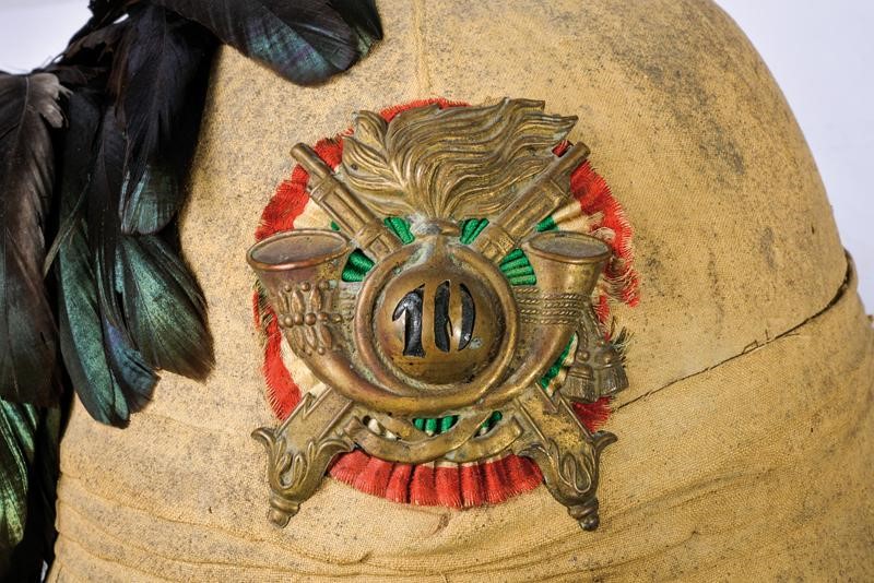 Casco coloniale per bersaglieri