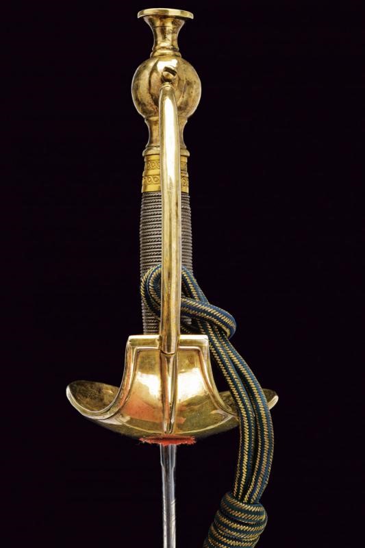 Bellissima spada Albertina Mod. 1833 appartenuta al Conte V.A.F. Sallier della Torre