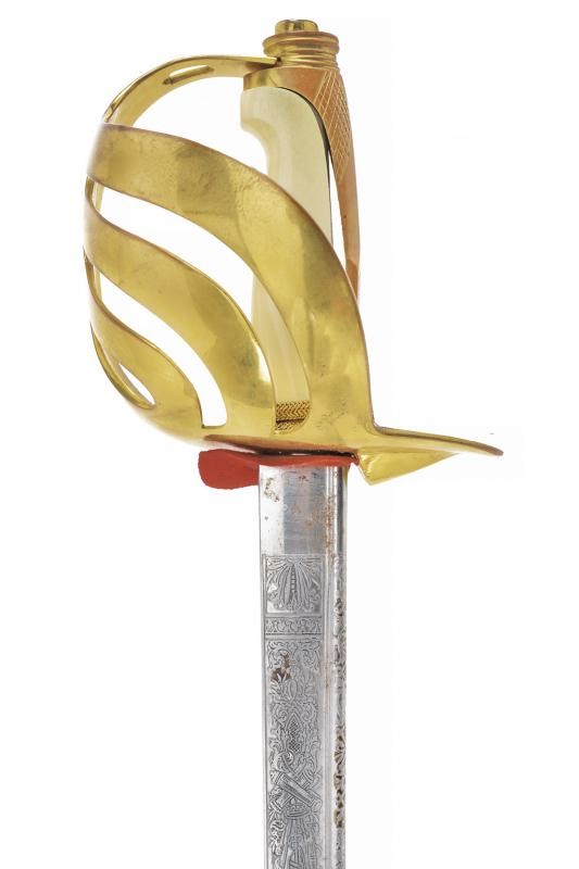 Parti dell'uniforme e spada dell'ultimo comandante della Guardia Nobile, epoca Paolo VI