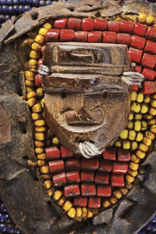 Raro Bastone Rituale Orisha Oko degli Yoruba, con Fodero