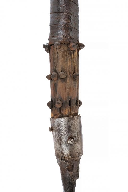Raro Bastone Rituale Orisha Oko degli Yoruba, con Fodero