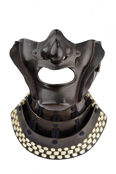 Nerikawa Ryubu Mempo in Ferro Laccato in Nero