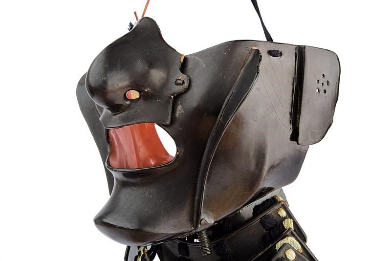 Nerikawa Ryubu Mempo in Ferro Laccato in Nero