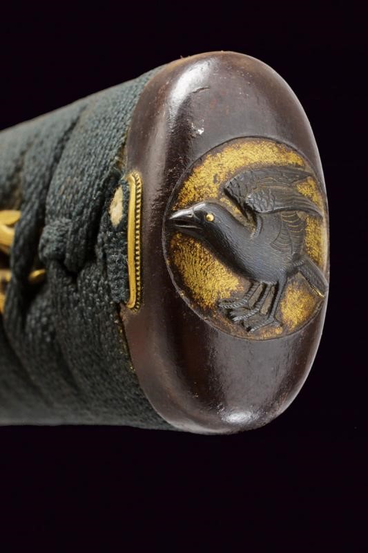 Wakizashi Mei Mimasaka No Kuni Ju Ouchibito Toshinori con Bel Koshirae