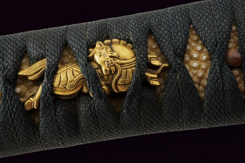 Wakizashi Mei Mimasaka No Kuni Ju Ouchibito Toshinori con Bel Koshirae