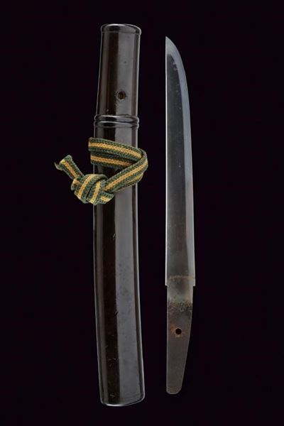 Tanto in Shirasaya con Koshirae