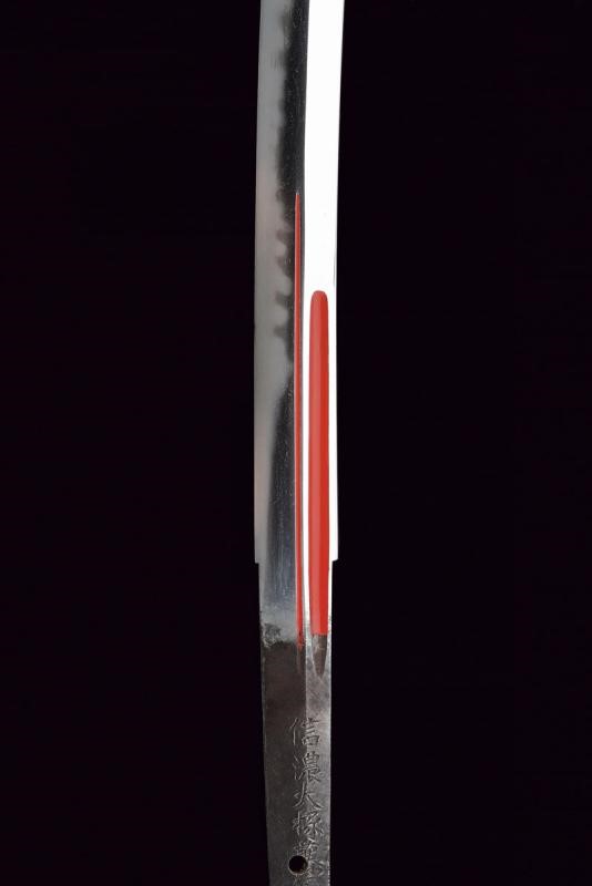 Naginata in Shirasaya Firmata Shinano Daijo Fujiwara Tadakuni