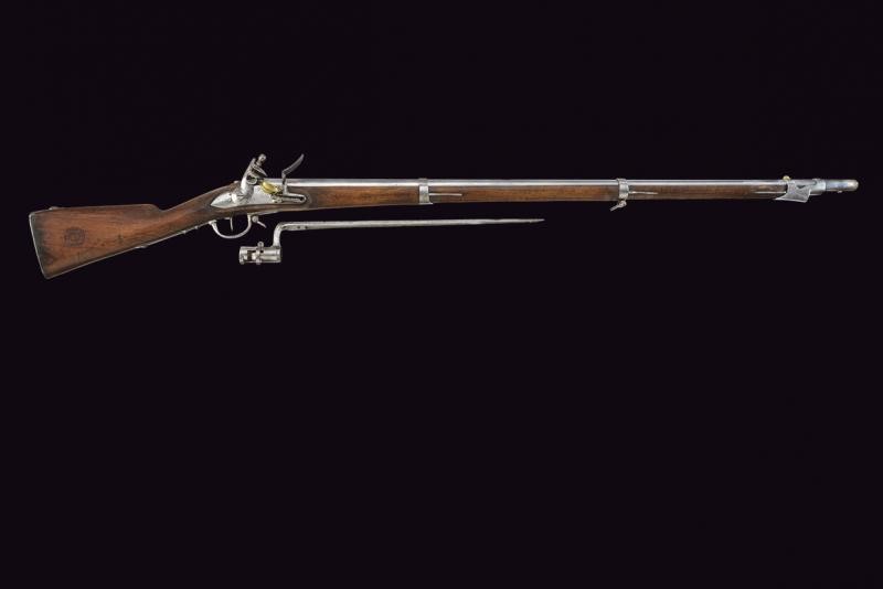 Fucile a Pietra Focaia da Fanteria Mod. 1823 con Baionetta