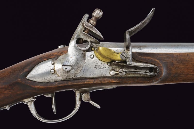 Fucile a Pietra Focaia da Fanteria Mod. 1823 con Baionetta