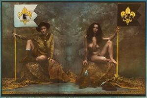 Saudek Jan - Greetings from summer - Scout Camp - Model print