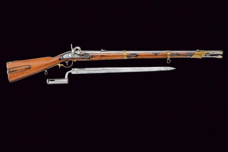 Kammerbuchse Mod. 1842 Sistema Augustin con Baionetta
